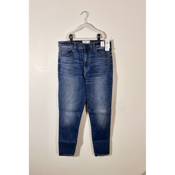 Abercrombie & Fitch Women's Skinny Jeans - Blue - Picture 3 of 7